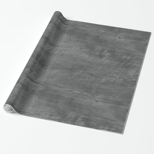 graues Holzmuster-Geschenkpapier Geschenkpapier (Ungerollt)