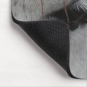 Graues Horse Eye Mousepad (Ecke)