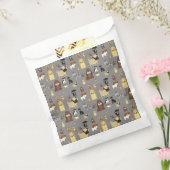 Graues Hundsmuster. Geschenktütchen (Versiegelt)