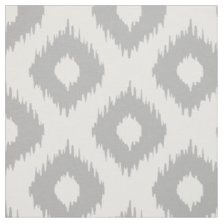 Graues Ikat Muster Stoff