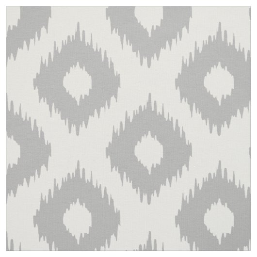 Graues Ikat Muster Stoff (Muster)