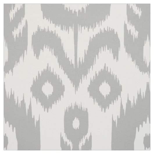 Graues Ikat Muster Stoff (Muster)
