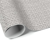 Graues Imitat Einfaltspinsel Geschenkpapier (Rolleneckpunkt)