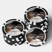 Graues Jay und Bell-Poker-Chips Pokerchips (Stapel)
