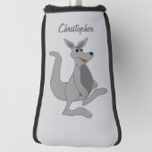 Graues Känguru-Design Golf Headcover (Rotieren 90)