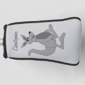 Graues Känguru-Design Golf Headcover (Vorderseite)