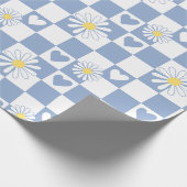 Graues kariertes Geschenkpapier (Ecke)