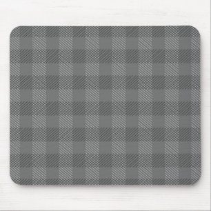 Graues kariertes Mousepad