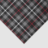 Graues Kariertes Weihnachtszettel Seidenpapier (Ausschnitt)