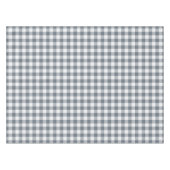 Graues klassisches Gingham-Karo Tischdecke (Vorderseite (Horizontal))