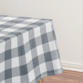 Graues klassisches Gingham-Karo Tischdecke (Beispiel)