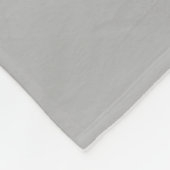 Graues Kleeblatt auf keltischen Knochen Fleece Bla (Ecke)