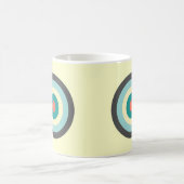 Graues Kombinationsbullseye Kaffeetasse (Mittel)