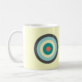Graues Kombinationsbullseye Kaffeetasse (Links)