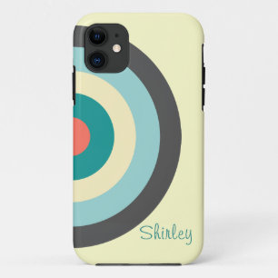 Graues Kombinationsbullseye von Shirley Taylor iPhone 11 Hülle