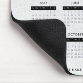 Graues Kraft 2023 Kalender - Kundenspezifisches Fi Mousepad (Ecke)