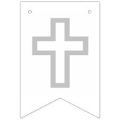 Graues Kreuz-erste Kommunions-Fahne Wimpelkette (Erste Fahne)
