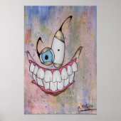 graues Lächeln Poster (Vorne)