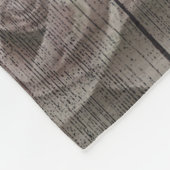 Graues Land Chic Design Fleecedecke (Ecke)