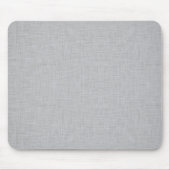Graues Leinen Mousepad (Vorne)
