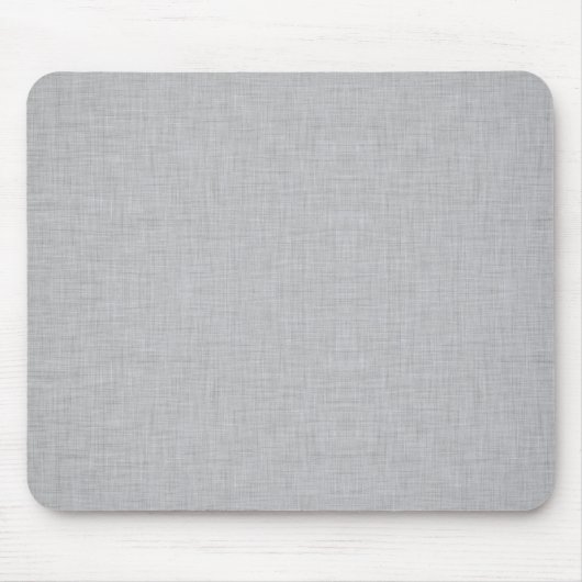 Graues Leinen Mousepad (Vorne)