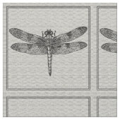 Graues Libellen-Gewebe Stoff (Nahaufnahme)