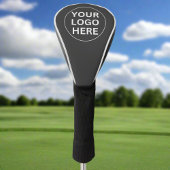 Graues Logo l Werbe-Berufliche Markenbezeichnung Golf Headcover