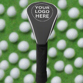 Graues Logo l Werbe-Berufliche Markenbezeichnung Golf Headcover