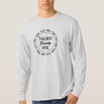 Graues Logo-Mitarbeiter-T-Shirt für Werbezwecke