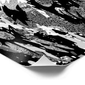 Graues Löwenportrait Zeichnend - Löwenposter druck (Ecke)