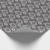 Graues Mandala Geschenkpapier (Ecke)