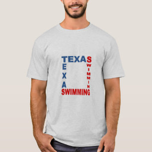 Graues Mann-T-Shirt TEXAS SWICIN T-Shirt