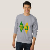 Graues Männer-Sweatshirt Sweatshirt (Vorne ganz)