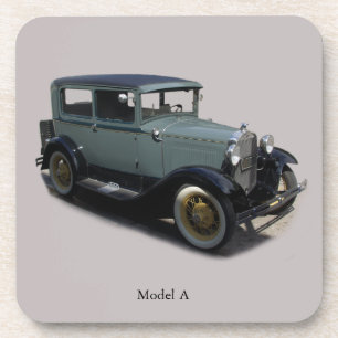 Graues Modell A Untersetzer Set