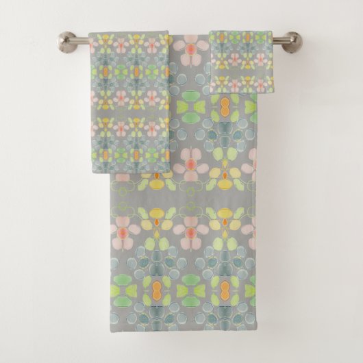 Graues modernes Badetuch Set (Insitu)