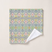 Graues modernes Badetuch Set (Waschlappen)