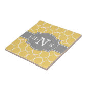 Graues Monogramm Fliese (Seite)