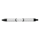 Graues Muster-personalisierter Stift (Vorderseite)
