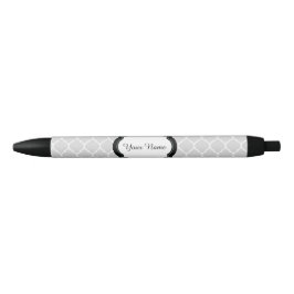 Graues Muster-personalisierter Stift