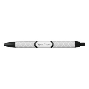 Graues Muster-personalisierter Stift