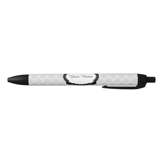 Graues Muster-personalisierter Stift (Unterseite)