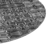 Graues Musterglas-Schneidbrett Schneidebrett (Ecke)