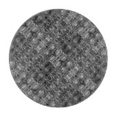 Graues Musterglas-Schneidbrett Schneidebrett (Vorderseite)