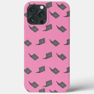 Graues Notebook mit Bird-Logo-Cartoon Case-Mate iPhone Hülle