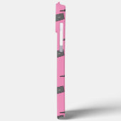 Graues Notebook mit Bird-Logo-Cartoon Case-Mate iPhone Hülle (Rückseite / Links)