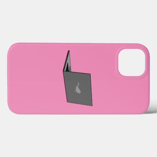 Graues Notebook mit Bird-Logo-Cartoon Case-Mate iPhone Hülle (Rückseite (Horizontal))