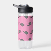 Graues Notebook mit Bird-Logo-Cartoon Trinkflasche (Rechts)