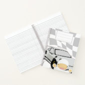 Graues Notebook Notizblock (Innenseite)