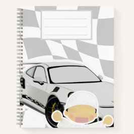 Graues Notebook Notizblock