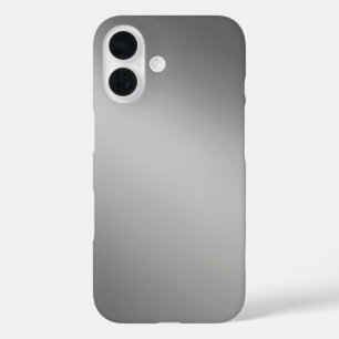 Graues Ombre iPhone 16 Hülle im edlen Design